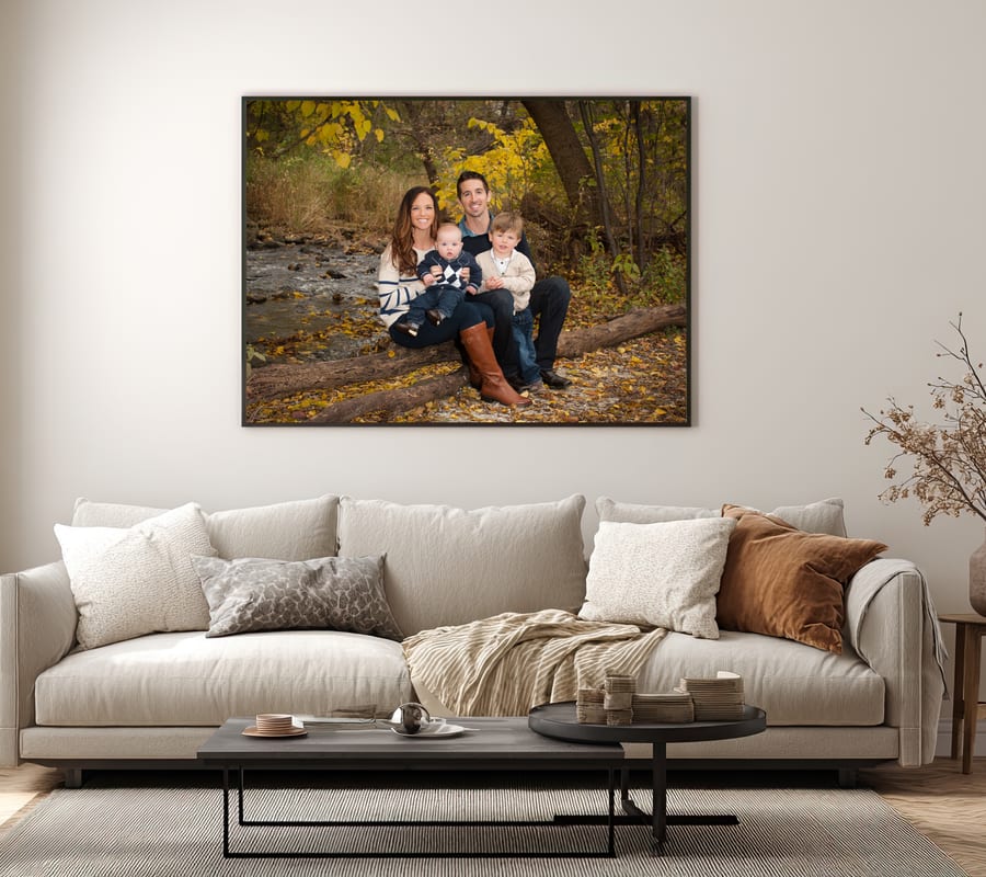 Custom-designed heirloom gallery wall by Studio Reverie Photography